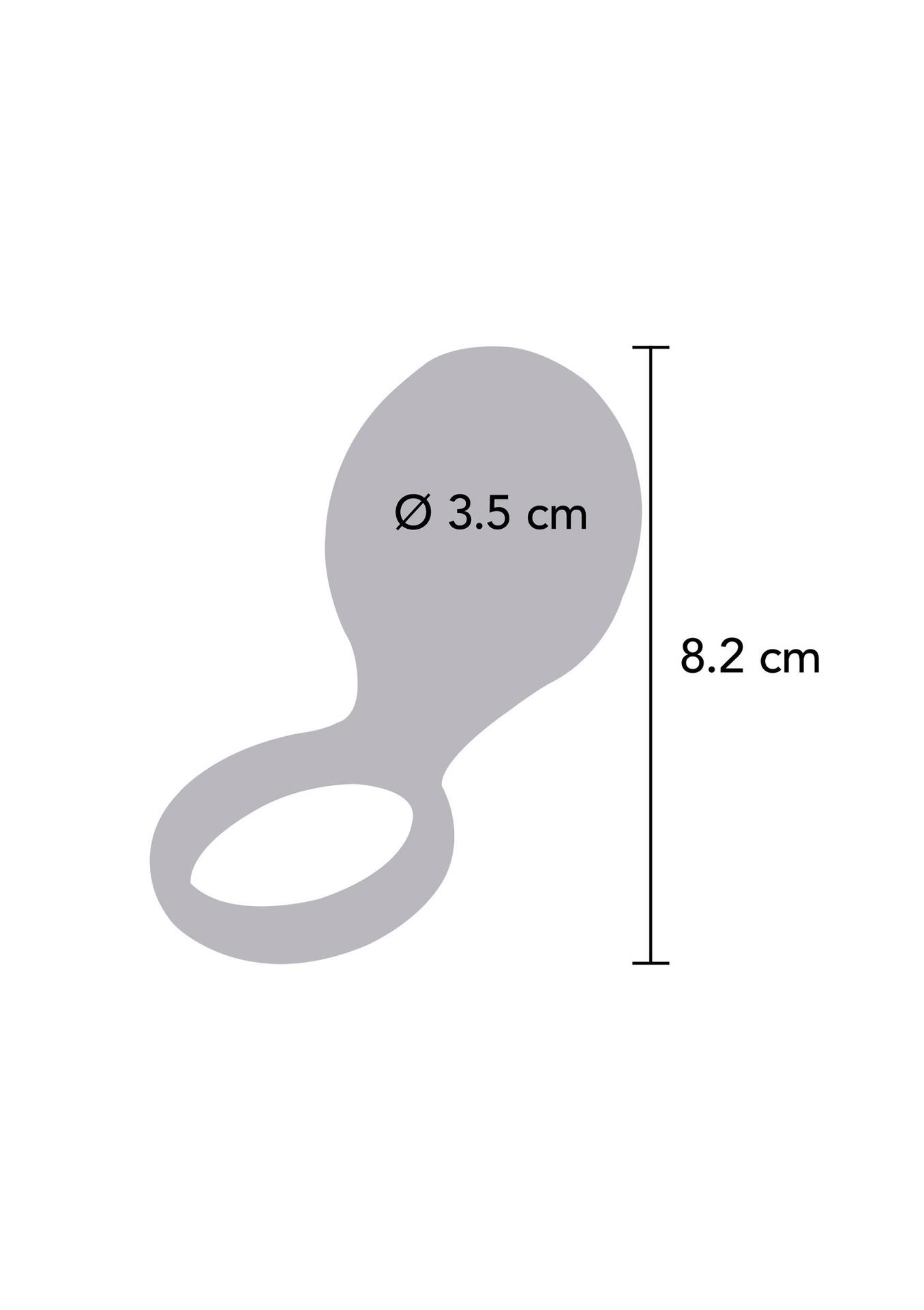 Виброкольцо Toy Joy Happiness Tickle Brush C-Ring, 8.2 см (голубой)