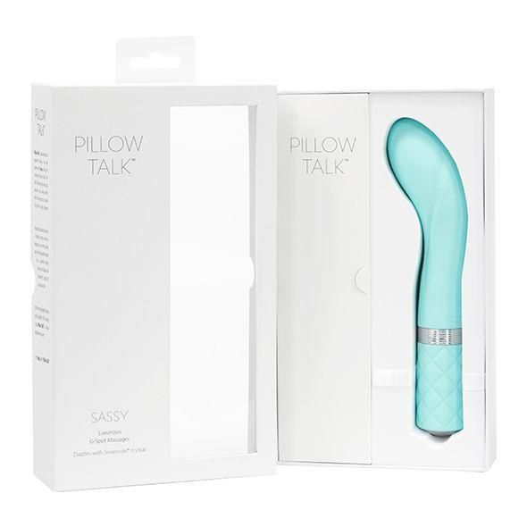 Вибратор Pillow Talk Sassy Teal, 19,8 см (голубой)