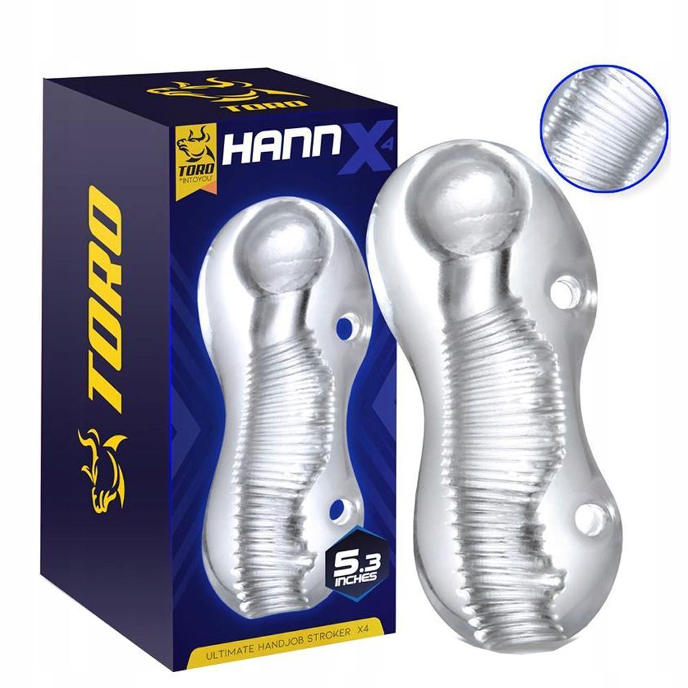 Toro Ultimate Hannx4 Stroker - Masturbator, Przezroczysty, 14 cm, One size
