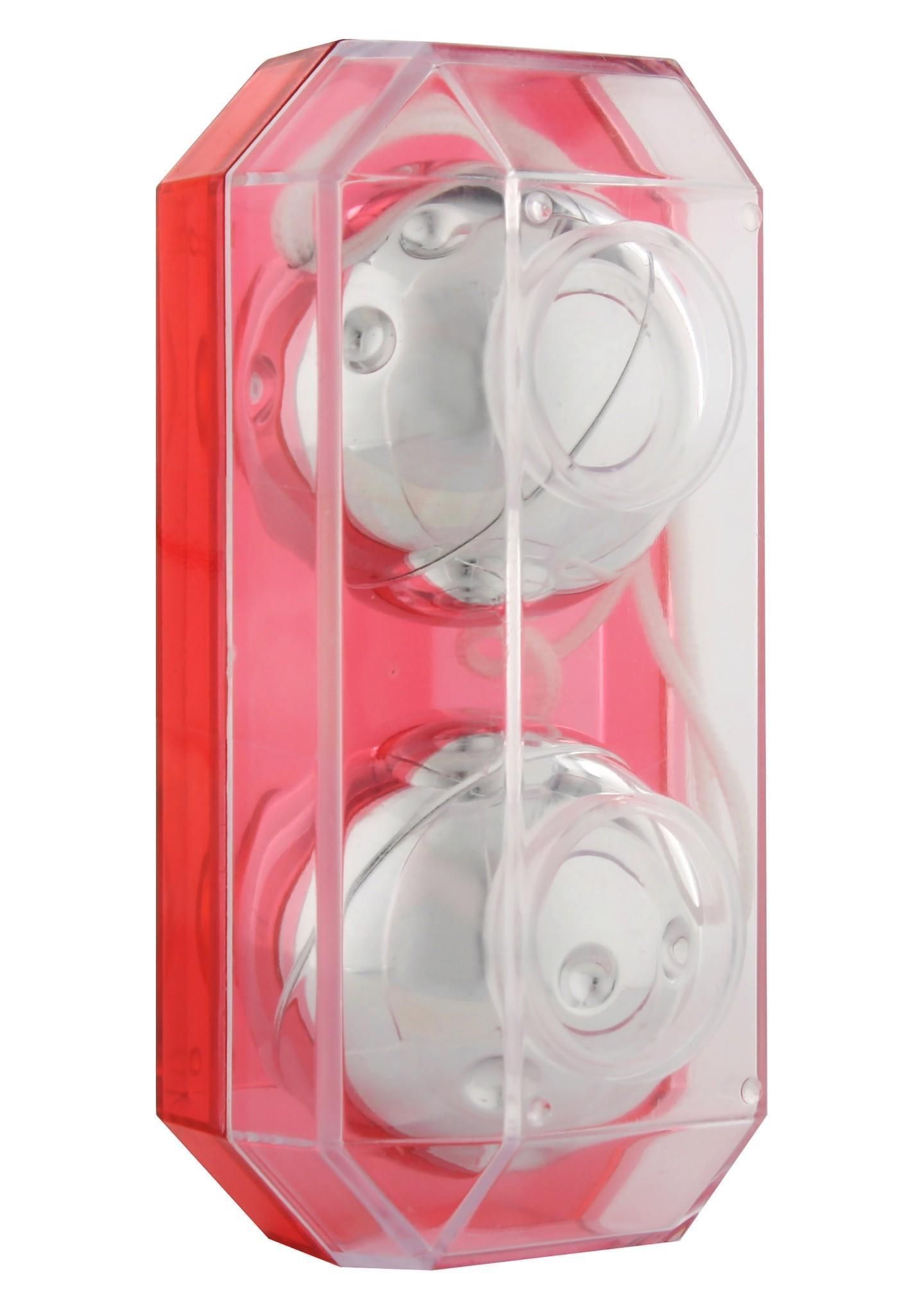 Вагинальные шарики Seven Creations Plastic Balls, 13 см (серебристый)