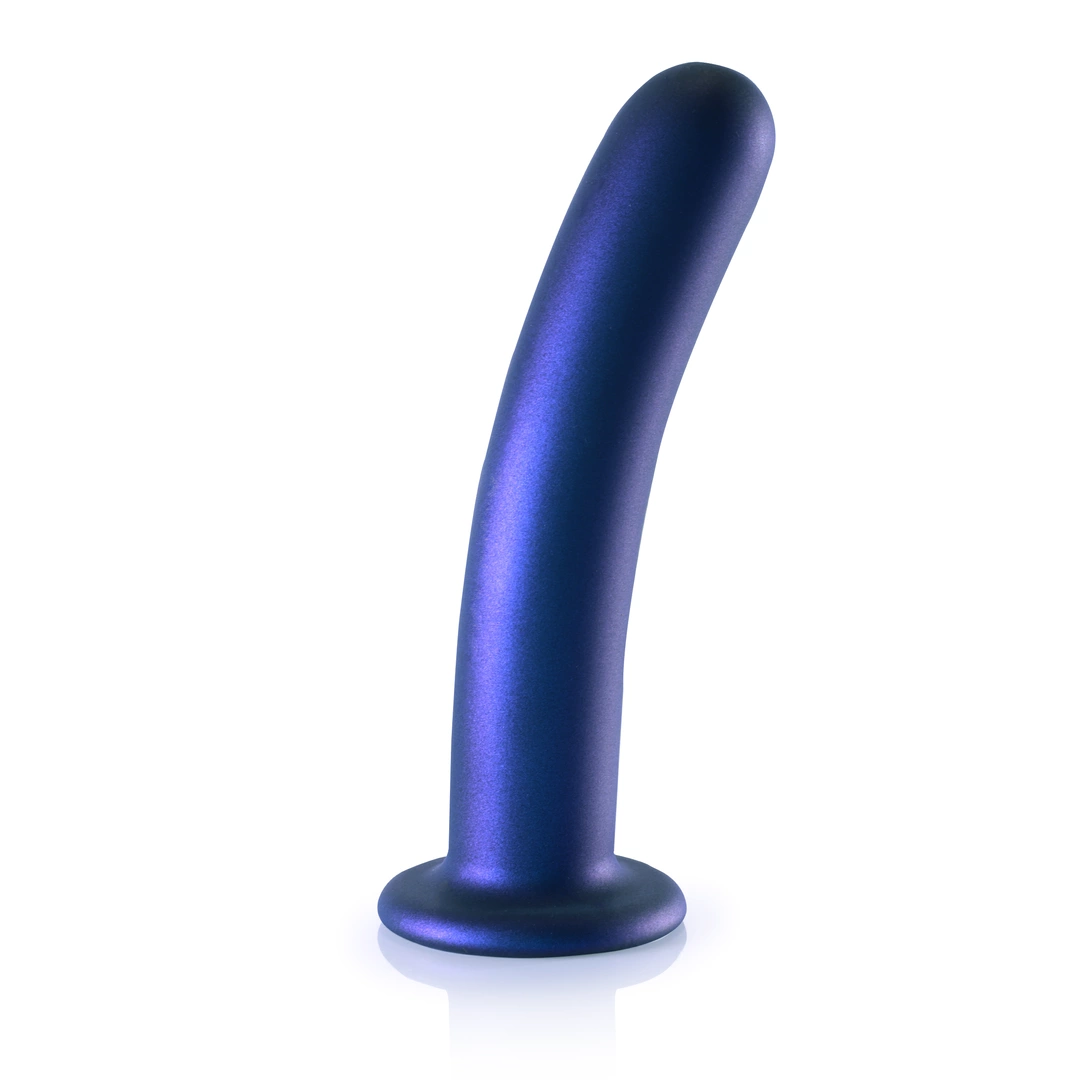 Фаллоимитатор Ouch! Smooth G-Spot Dildo 7'', 17.7 см (синий)