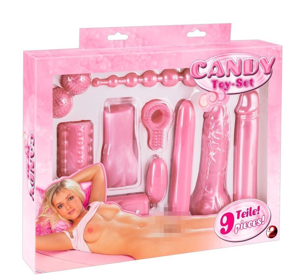 Zestaw zabawek erotycznych Orion Candy Toy Set, 9 przedmiotów (różowy)