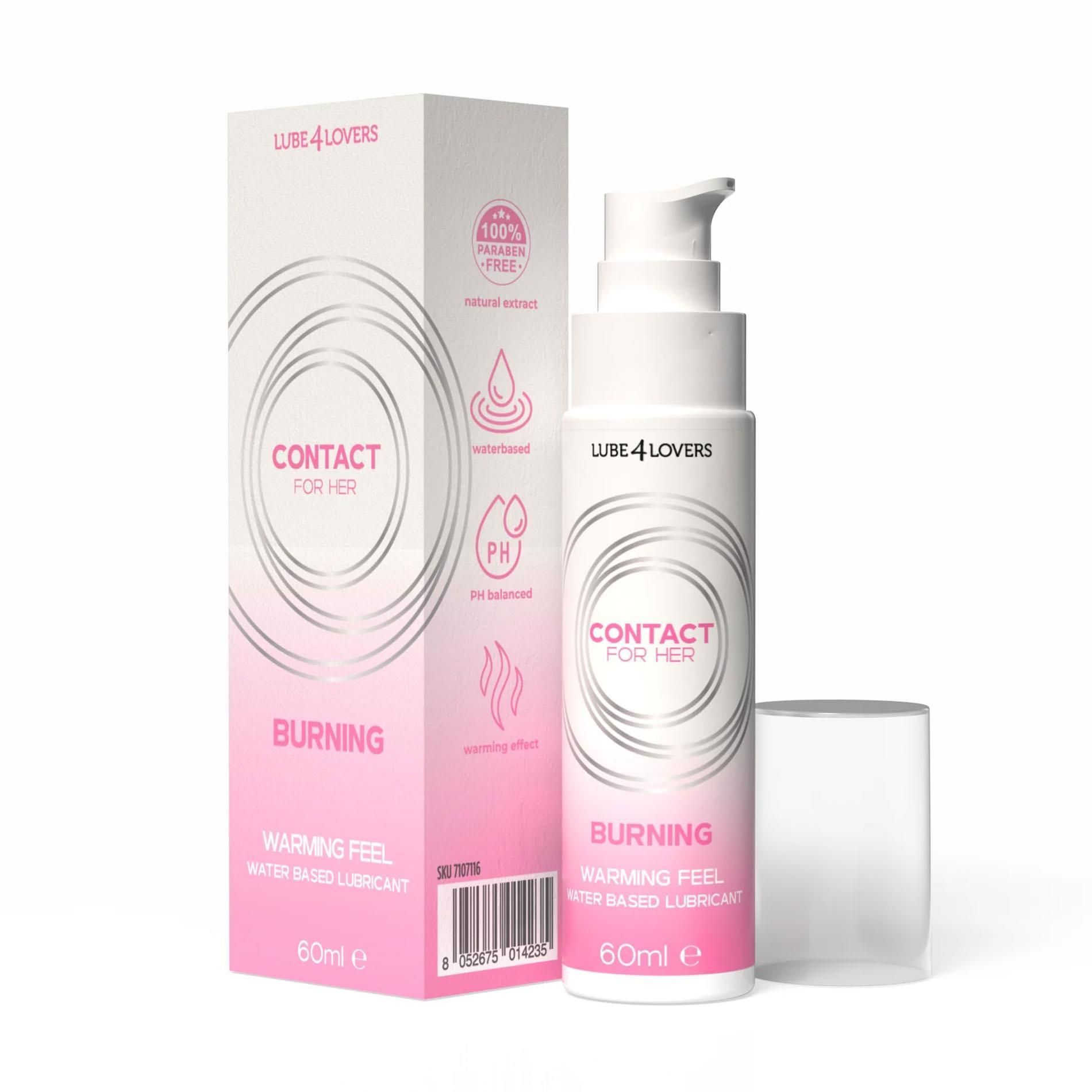 Лубрикант на водной основе Lube4lovers Vaginale Burning, 60 мл