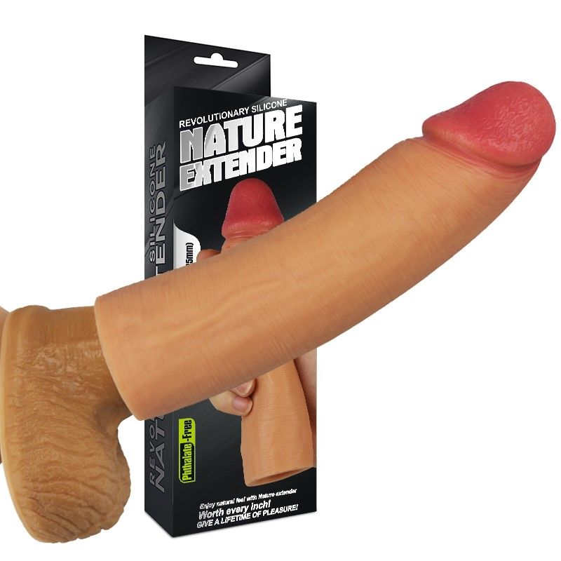 Насадка на пенис Add 1 Silicone Extender, 16.5 см (телесный)