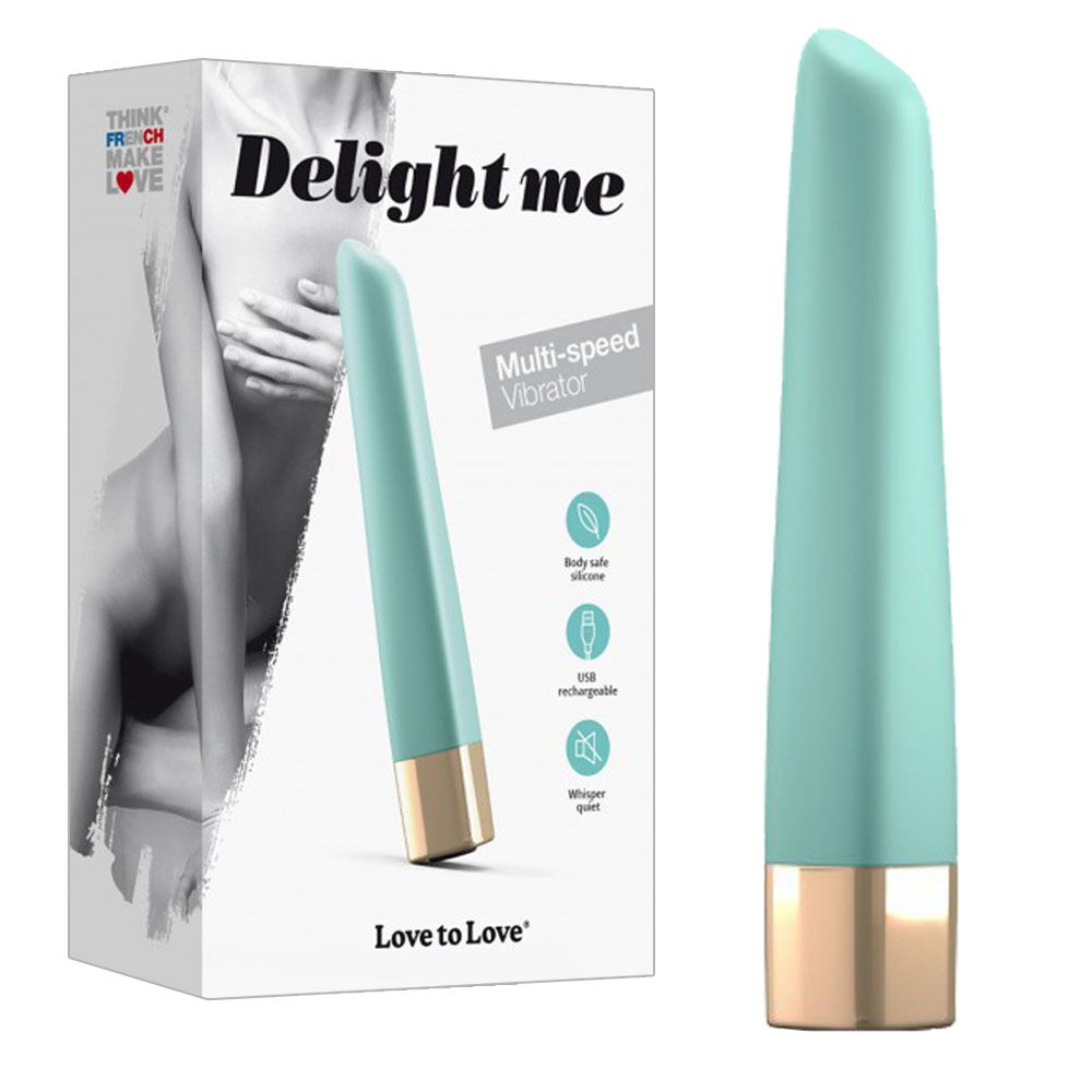 Вибратор Love To Love Delight Me, 12,5 см (мятный)