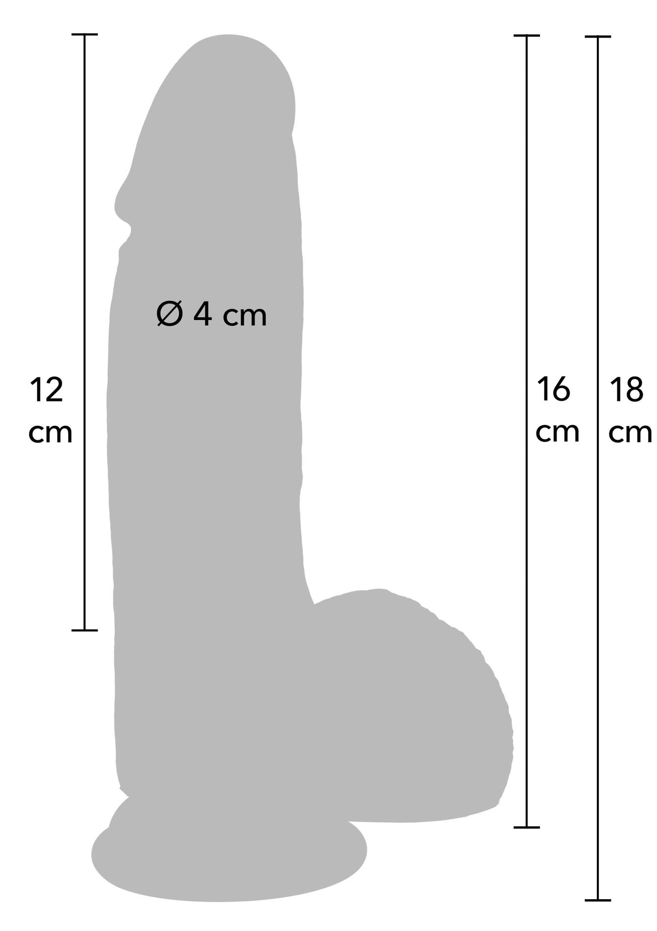 Фаллоимитатор Hidden Desire Realistic Dildo, 16 см (телесный)
