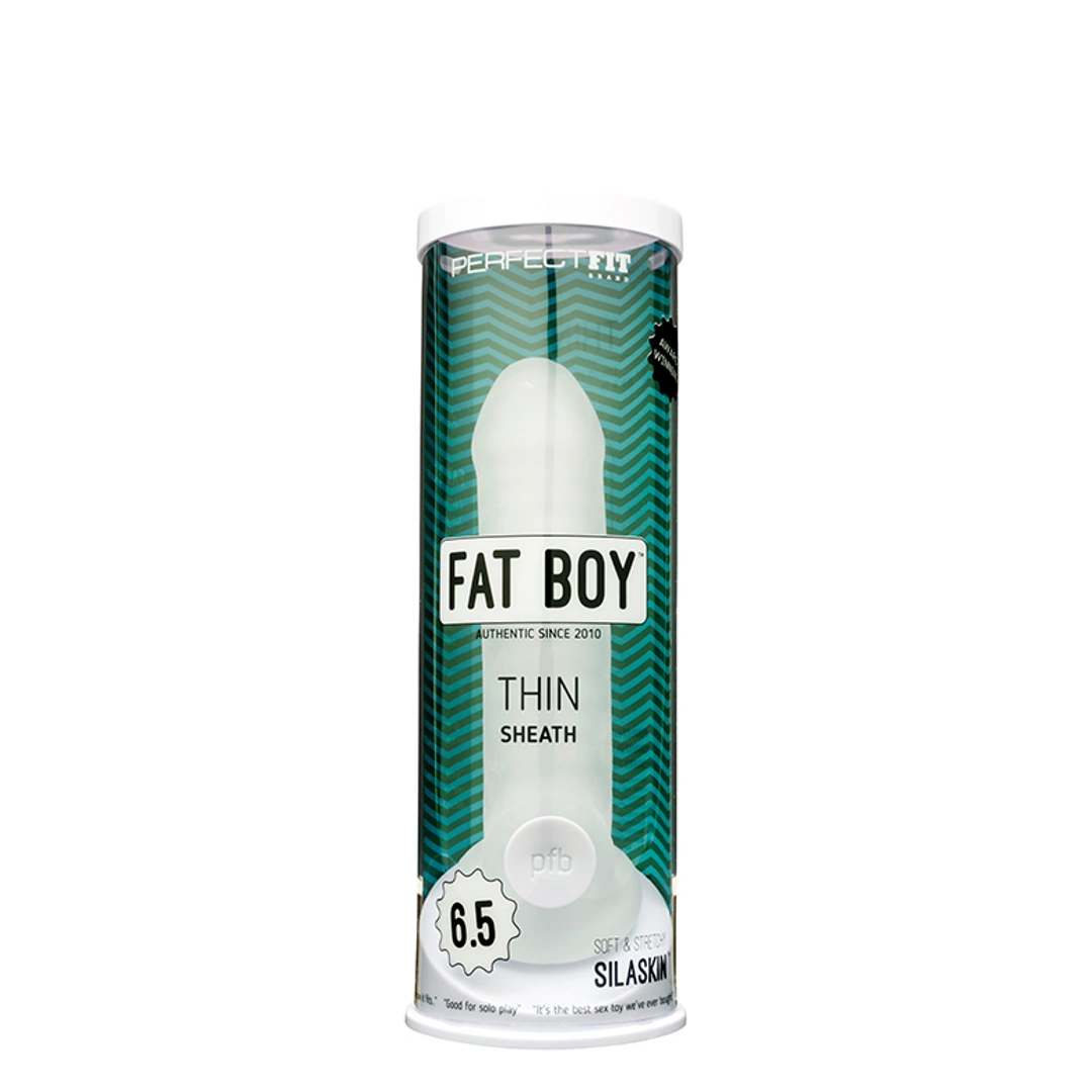 Насадка на пенис Perfect Fit Fat Boy Thin Sheath, 16,5 см (прозрачный)