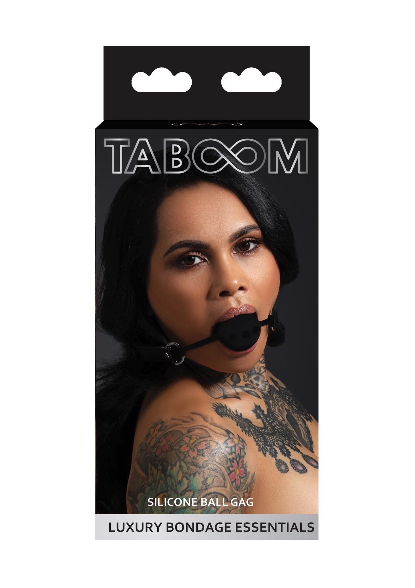 Кляп із кулькою Taboom Ball Gag (чорний)