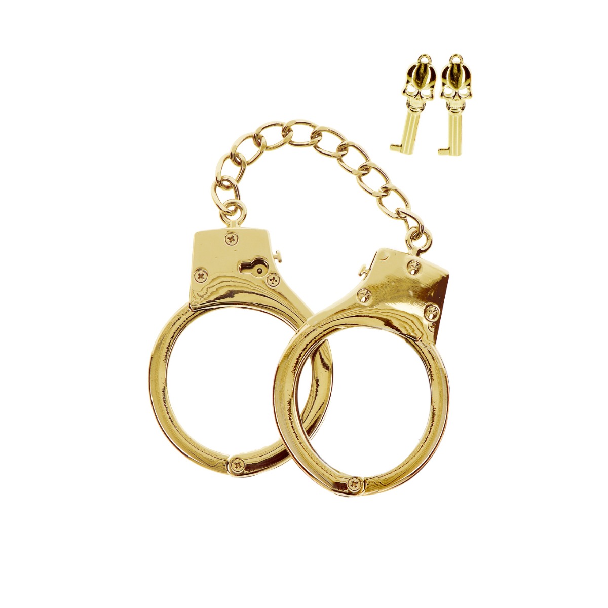 Наручники Taboom Gold Plated BDSM Handcuffs, 6,5 см (золотой)