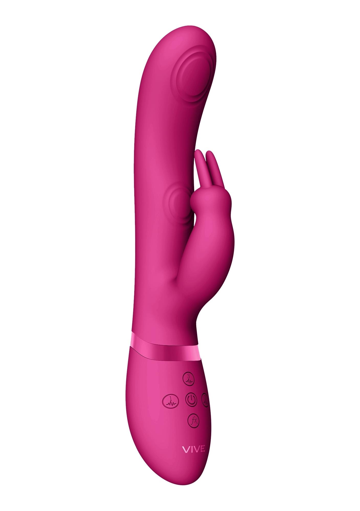 Вибратор-кролик Vive May G-Spot, 22 см (розовый)