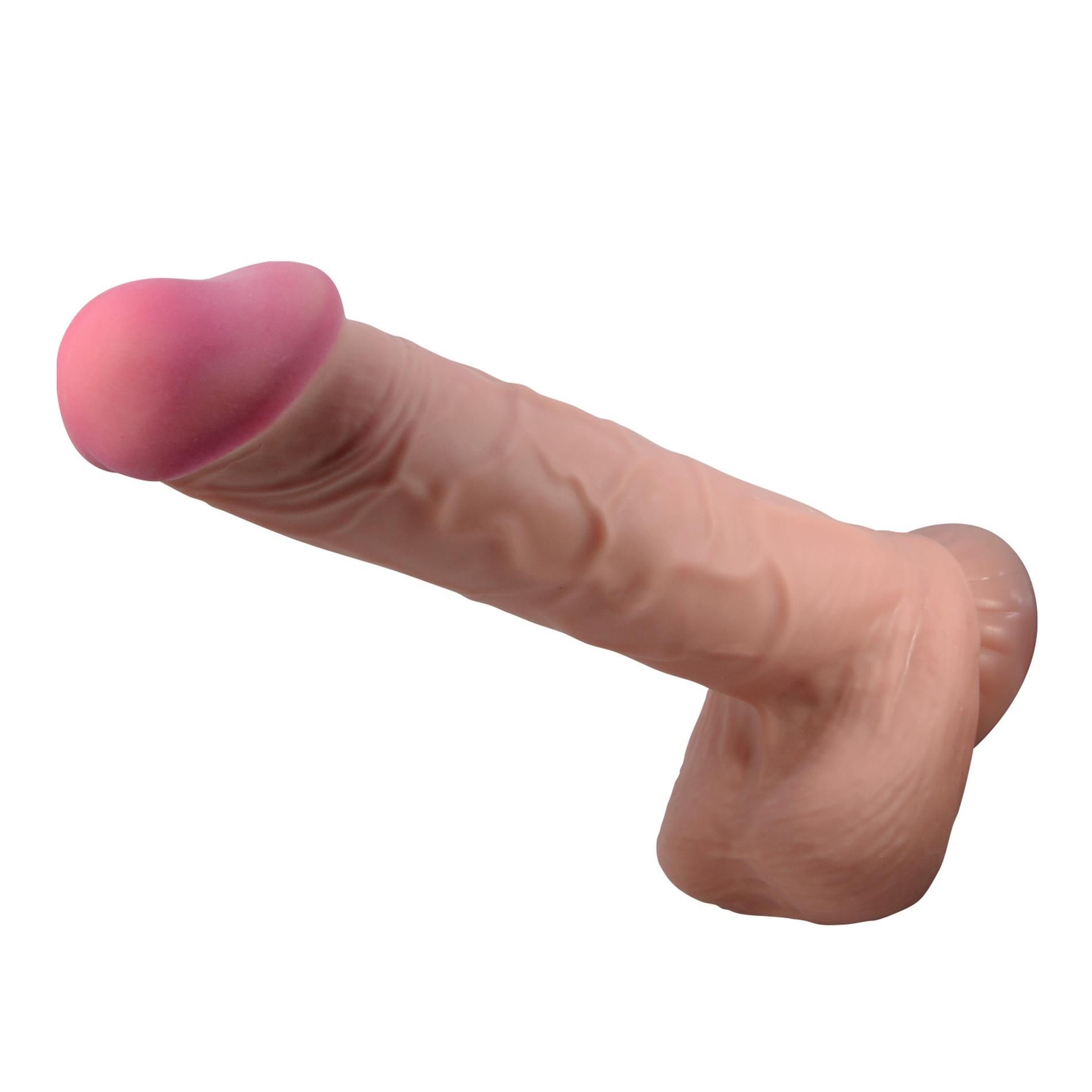 Фаллоимитатор Pretty Love Sliding Skin Bendable 10.2'', 26 см (коричневый)