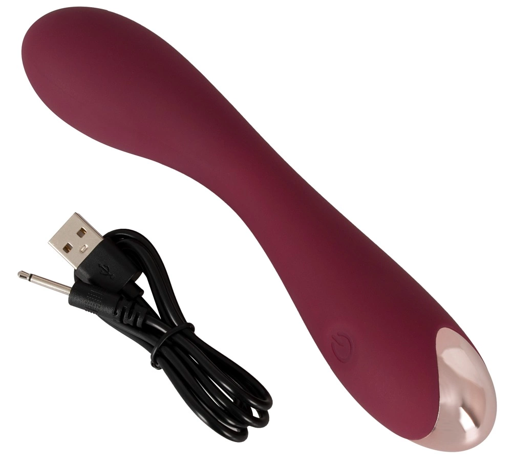 Вибратор Magic Shiver G-Spot, 18.2 см (бордовый)