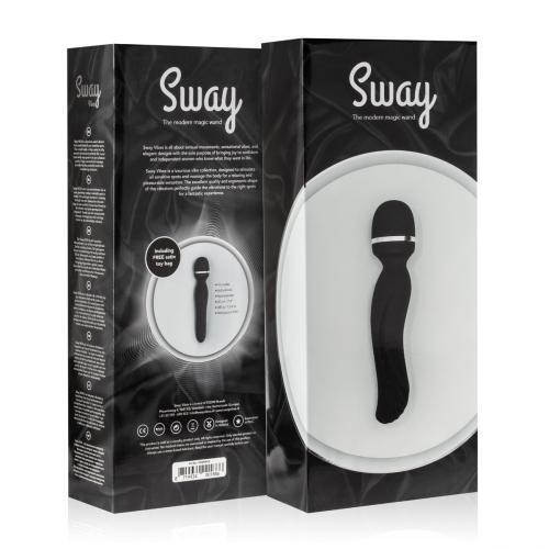 Вібратор Sway Vibes No.4, 20 см (чорний)