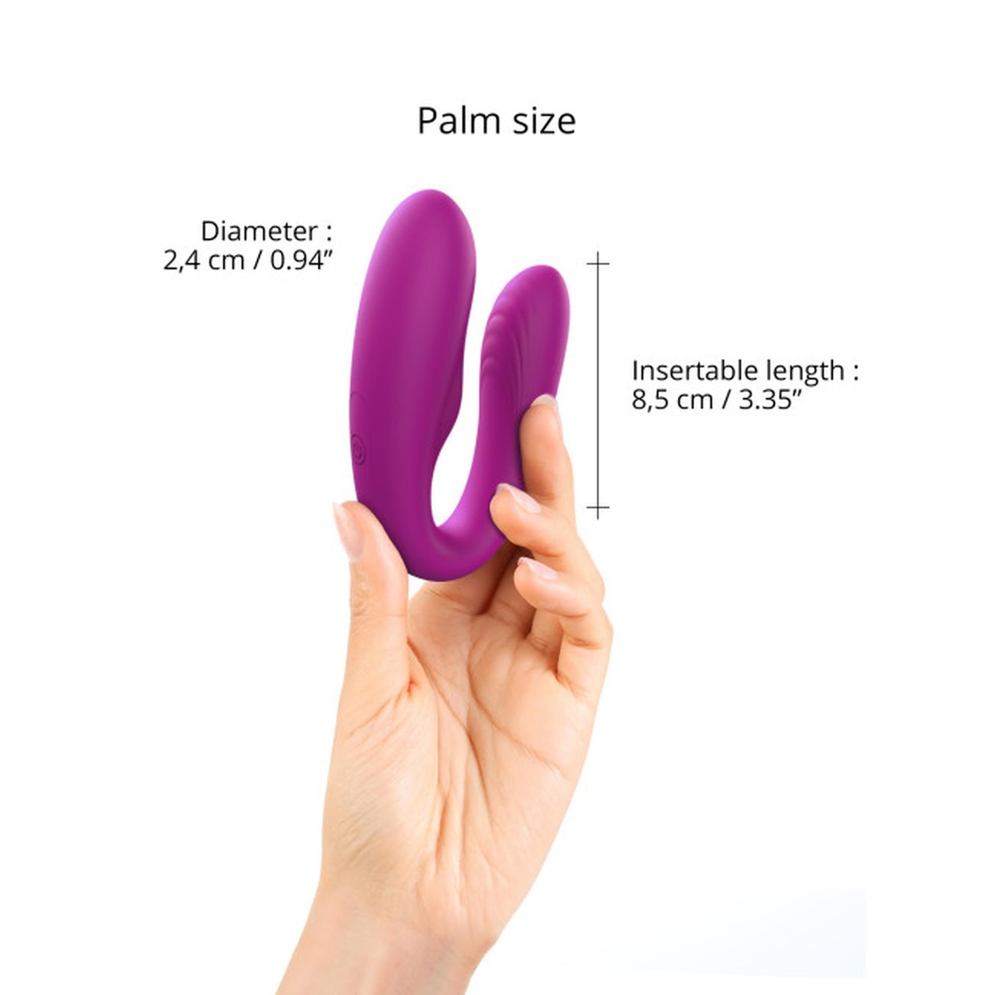 Wibrator Love To Love Match Up, 10 cm (fioletowy)