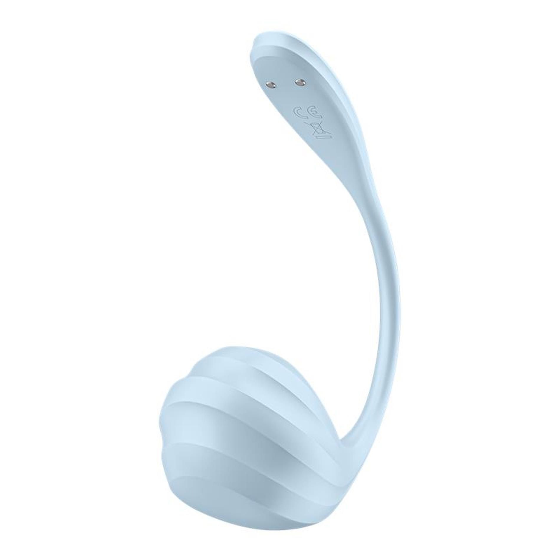 Виброяйцо Satisfyer Smooth Petal (голубой)