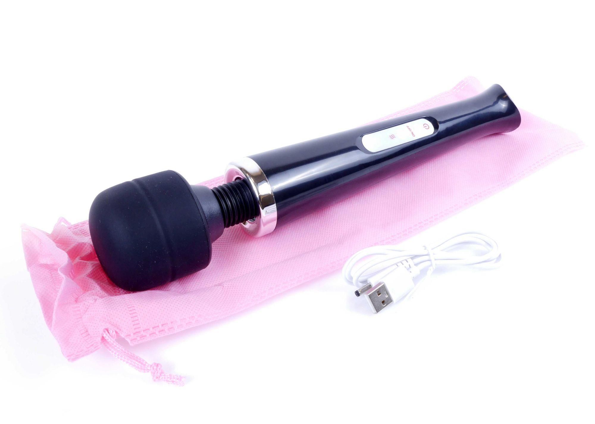 Вибромассажер Boss Series Wand, 32 см (черный)