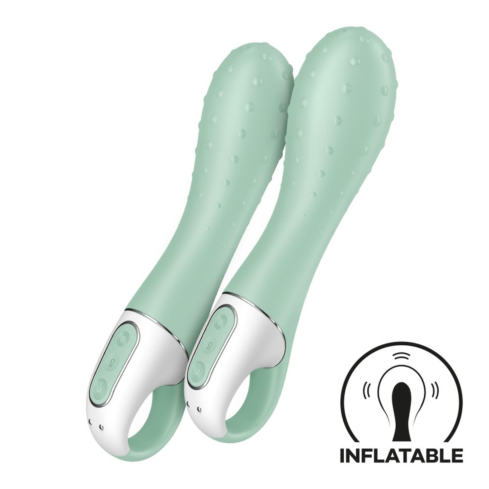 Вибратор Satisfyer Air Pump Vibrator 3, 20.8 см (мятный)