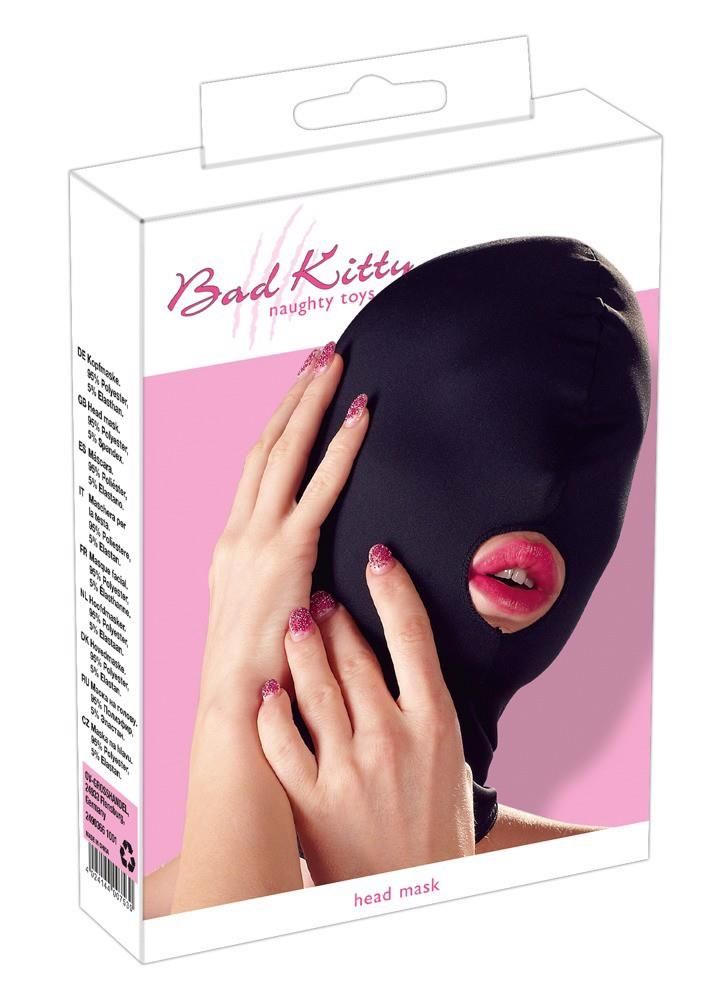 Маска Bad Kitty Naughty Toys Hood Mouth, OS (чорний)
