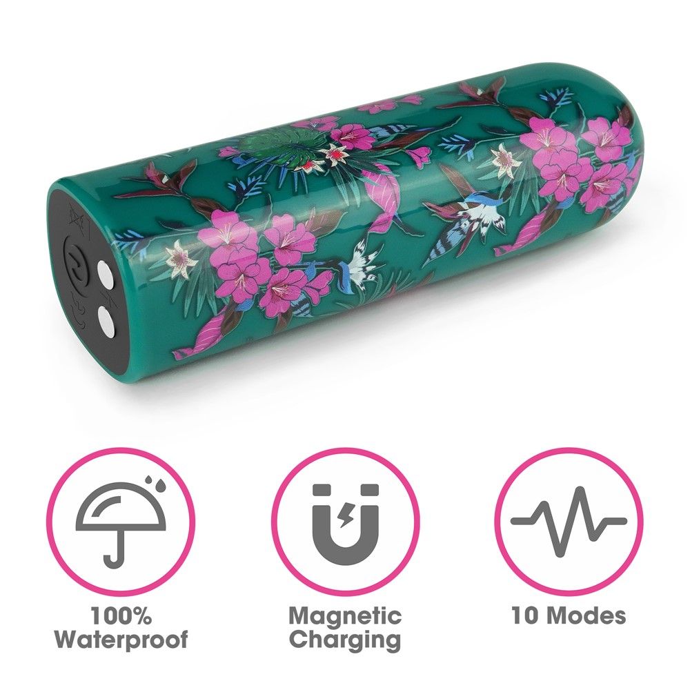 Вібратор для клітора LoveToy Antheia Massager, 8.5 см (зелений)