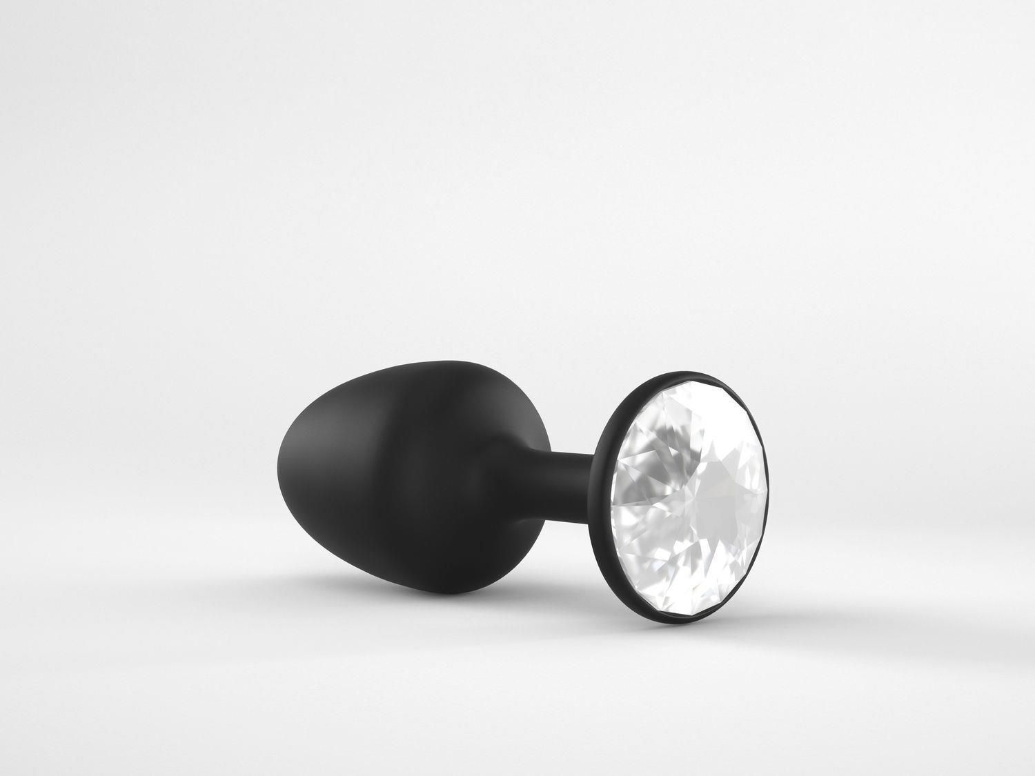 Korek analny z przesuniętym środkiem ciężkości Marc Dorcel, 9,5 cm (czarny)