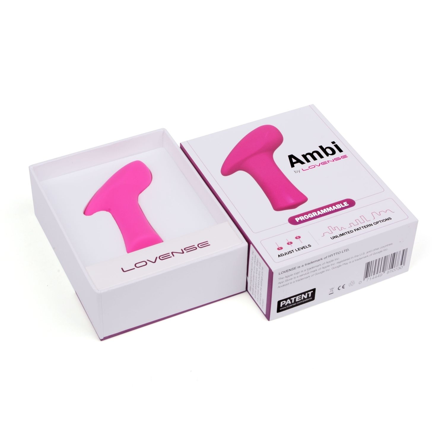 Вибратор для клитора Lovense Ambi, 8,6 см (розовый)