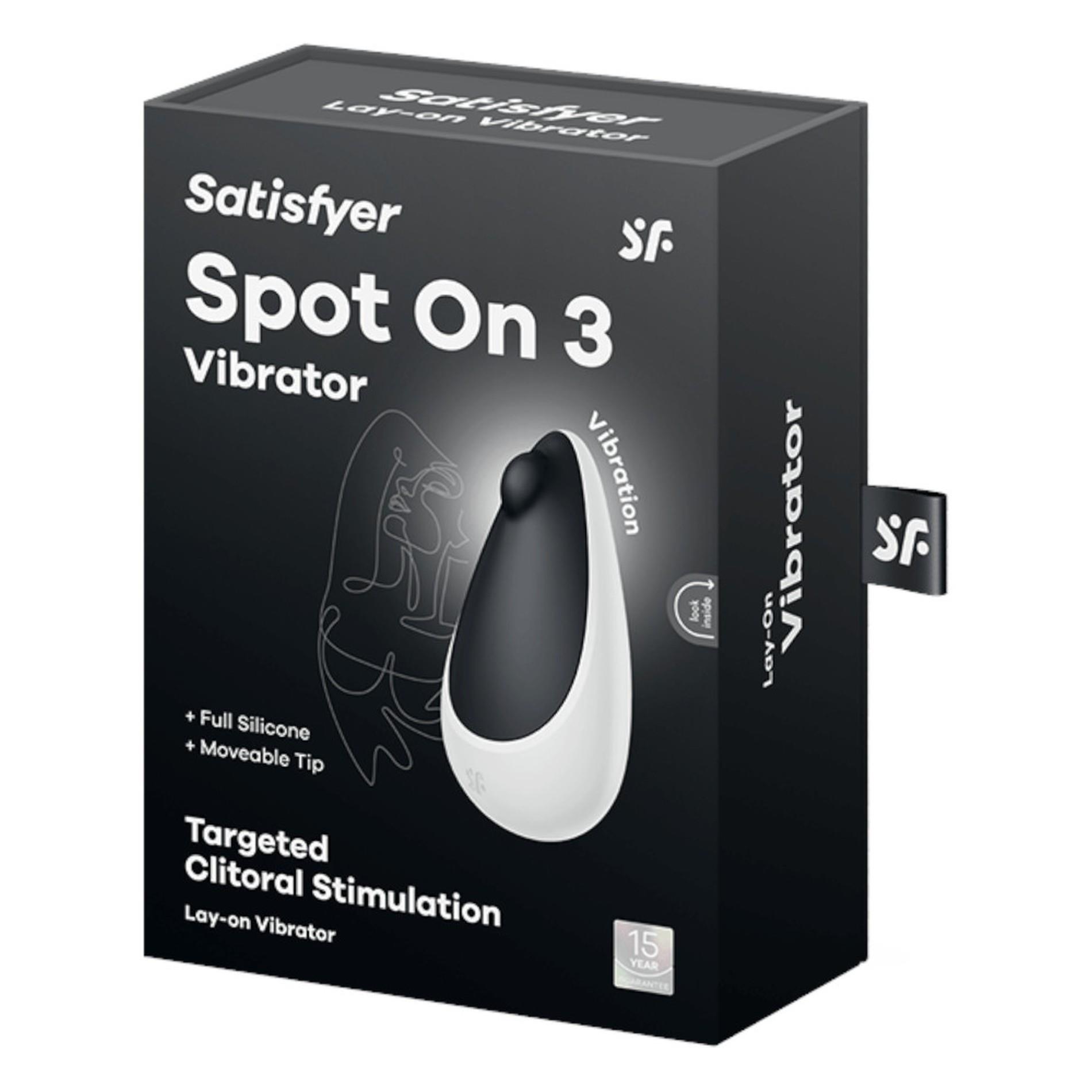 Вибратор для клитора Satisfyer Spot On 3 (черный)