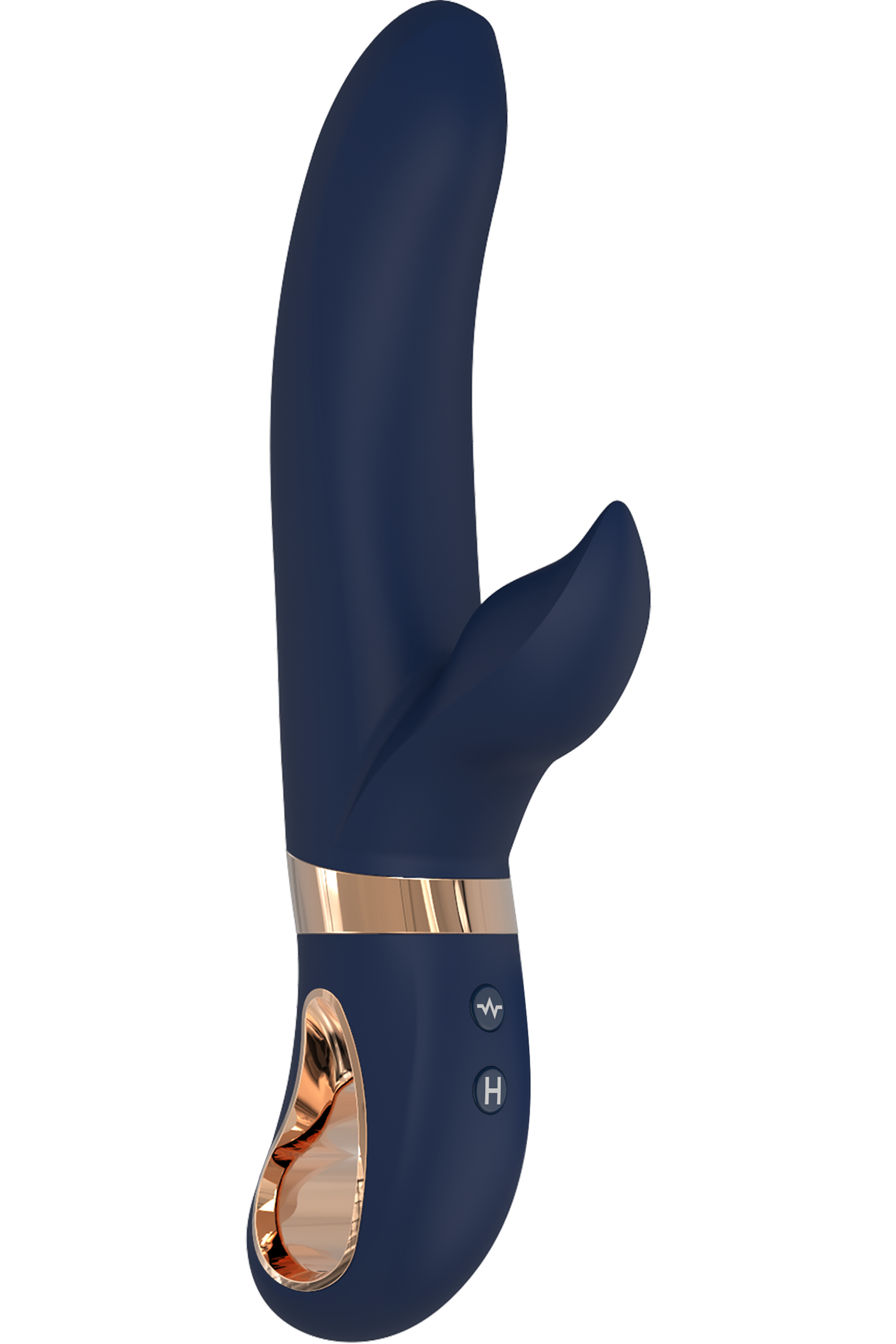 Вибратор-кролик Goddess Collection Atropos, 23 см (синий)