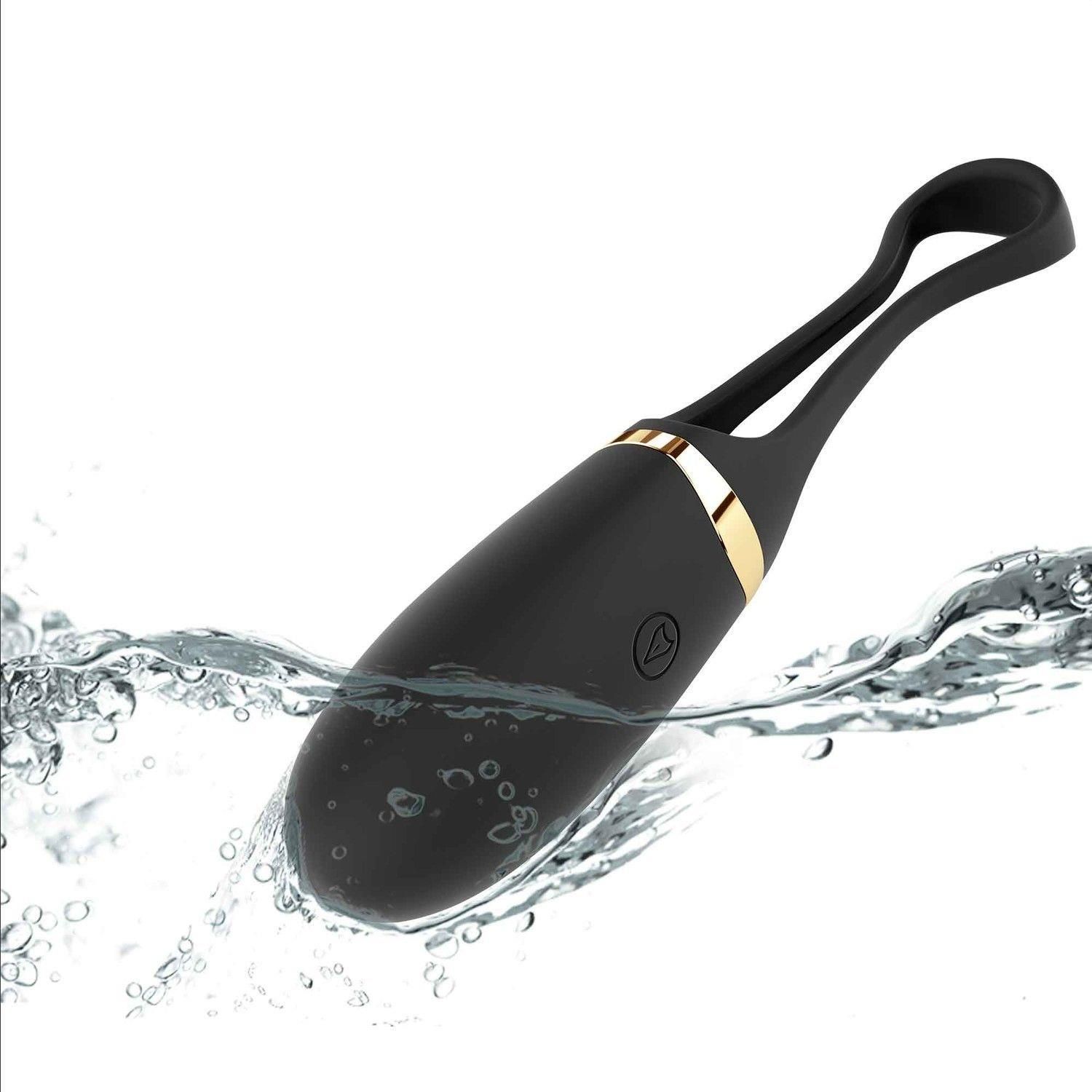 Виброяйцо Dorcel Secret Delight Gold, 12,5 см (чёрный)