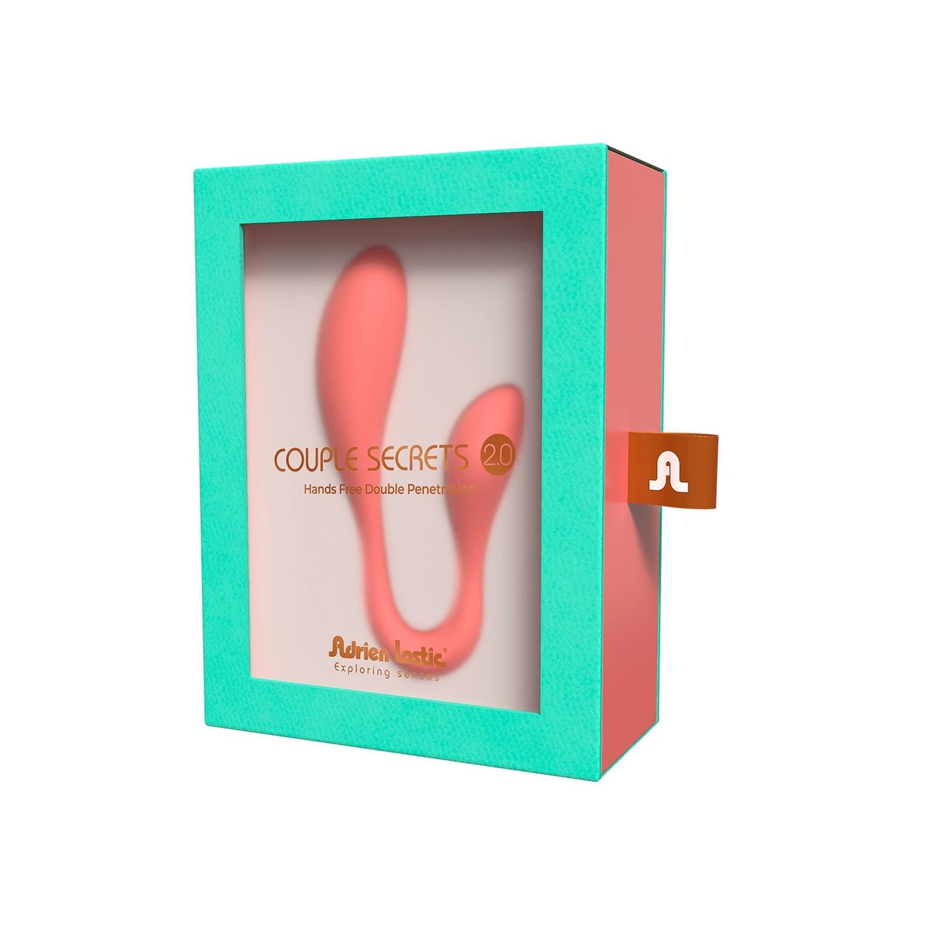 Вібратор Adrien Lastic Exploring Senses Couple Secrets II, 18.7 см (рожевий)