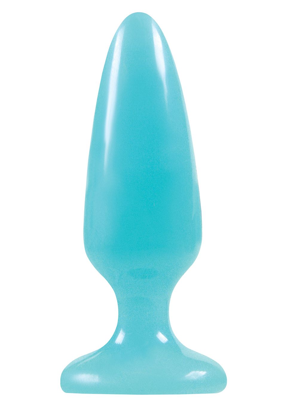 Анальна пробка NS Novelties Firefly Pleasure Plug Medium, 12,7 см (блакитний)