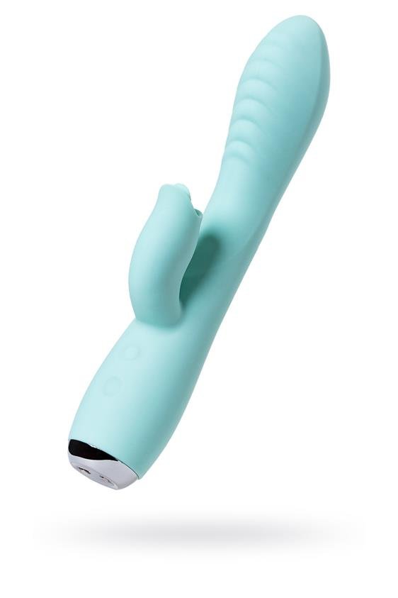 Toyfa Milo Licking Rabbit Vibrator - Wibrator królik, Niebieski, 20 cm
