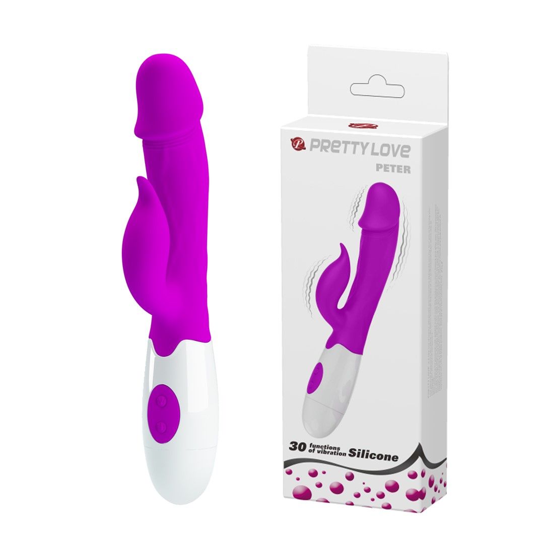 Wibrator króliczek Pretty Love Peter, 19 cm (fioletowy)