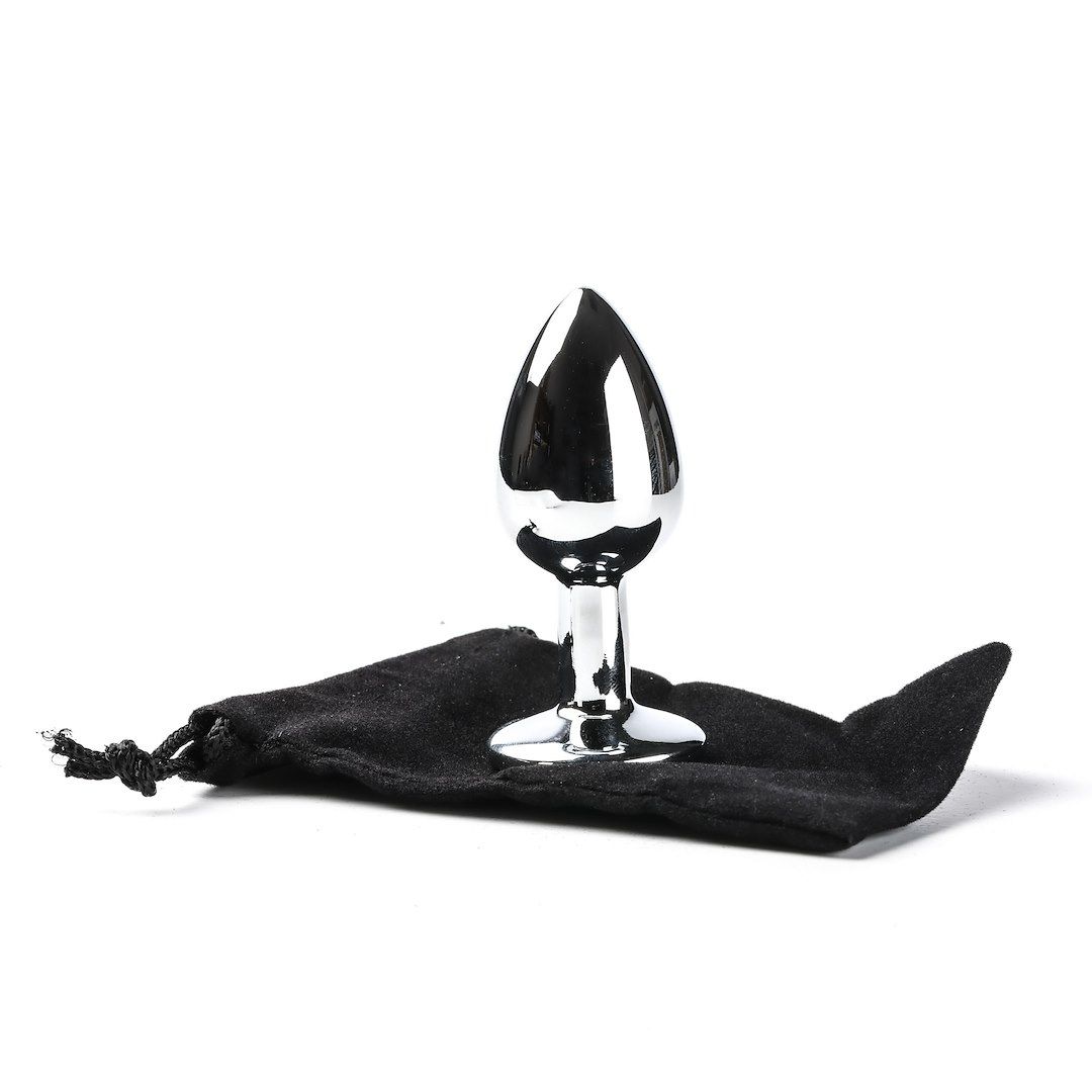 Korek analny z kryształem Simply Pleasure S, 7 cm (jasnoróżowy)