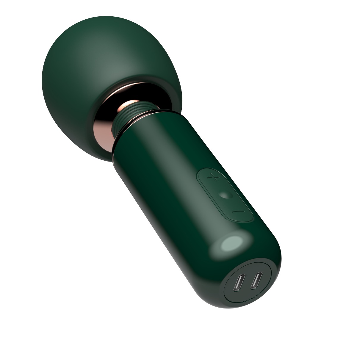 Вибромассажер Qingnan No.5 Powerful Mini Wand, 18,3 см (зеленый)