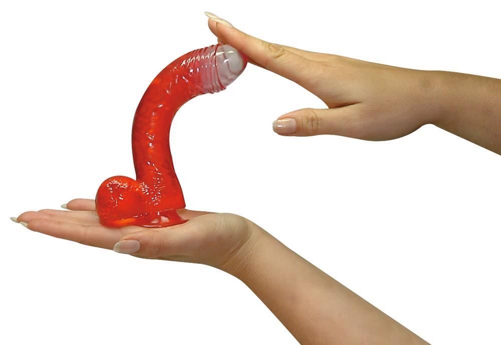 Фаллоимитатор Orion Jolly Buttcock, 17 см (красный)