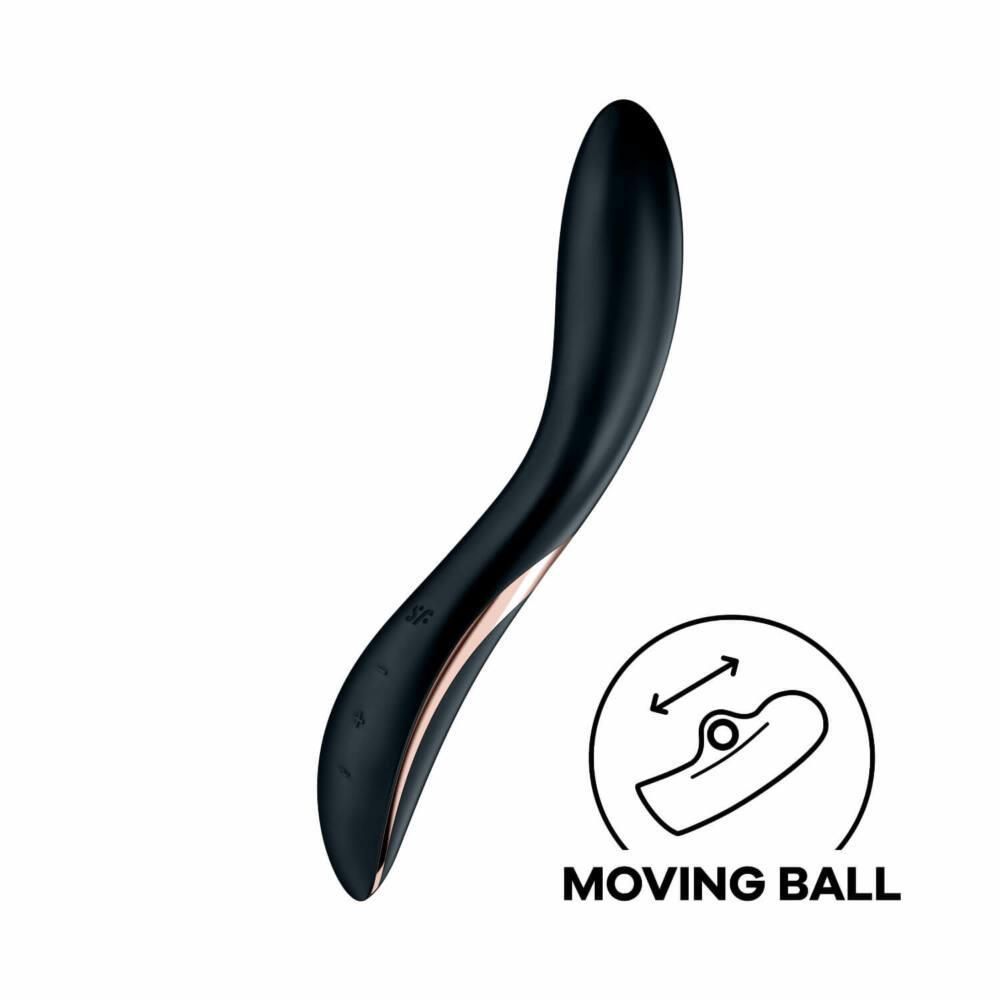 Вибратор Satisfyer Rrrolling Explosion, 22 см (черный)