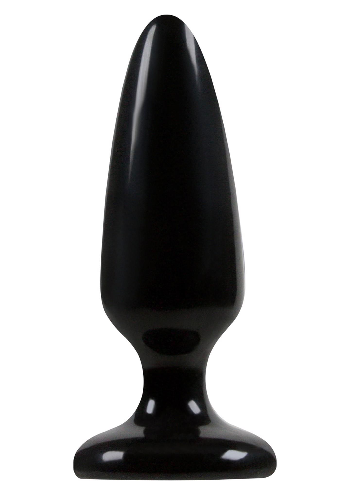 Korek analny Pleasure Plug Medium, 12,7 cm (czarny)
