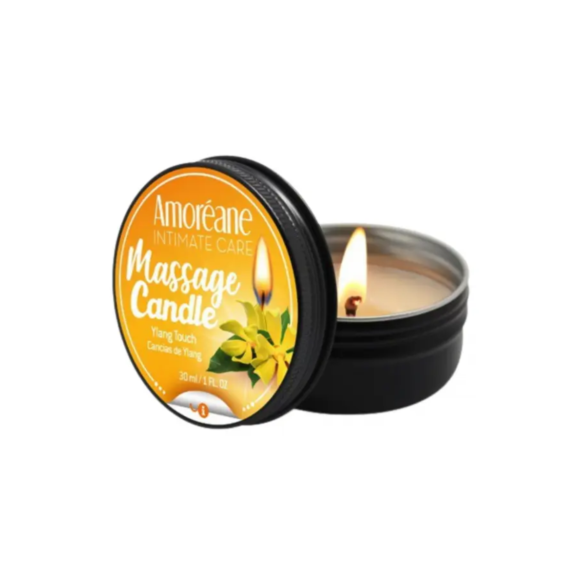 Świeca do masażu Amoreane Massage Candle ylang-ylang, 30 ml