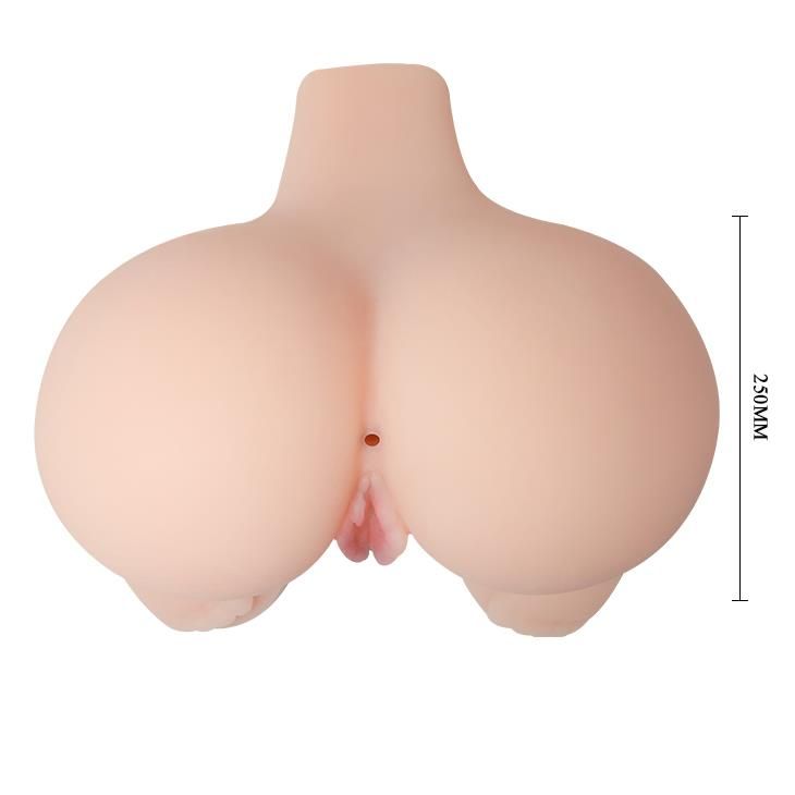Мастурбатор з вібрацією Baile Soft And Smooth Pussy & Ass Hole (тілесний)
