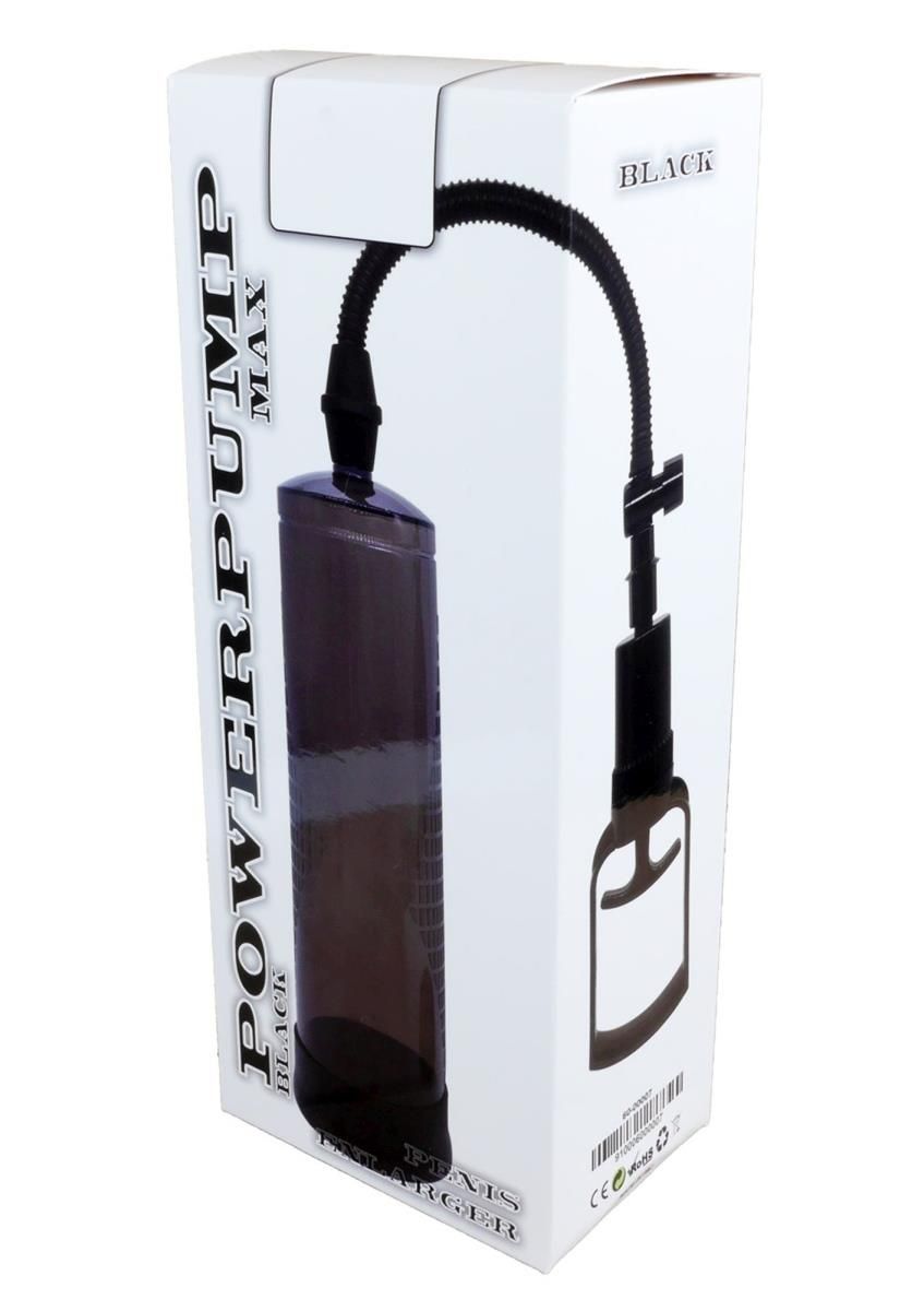Помпа для пениса Boss Powerpump Max, 22 см (черный)