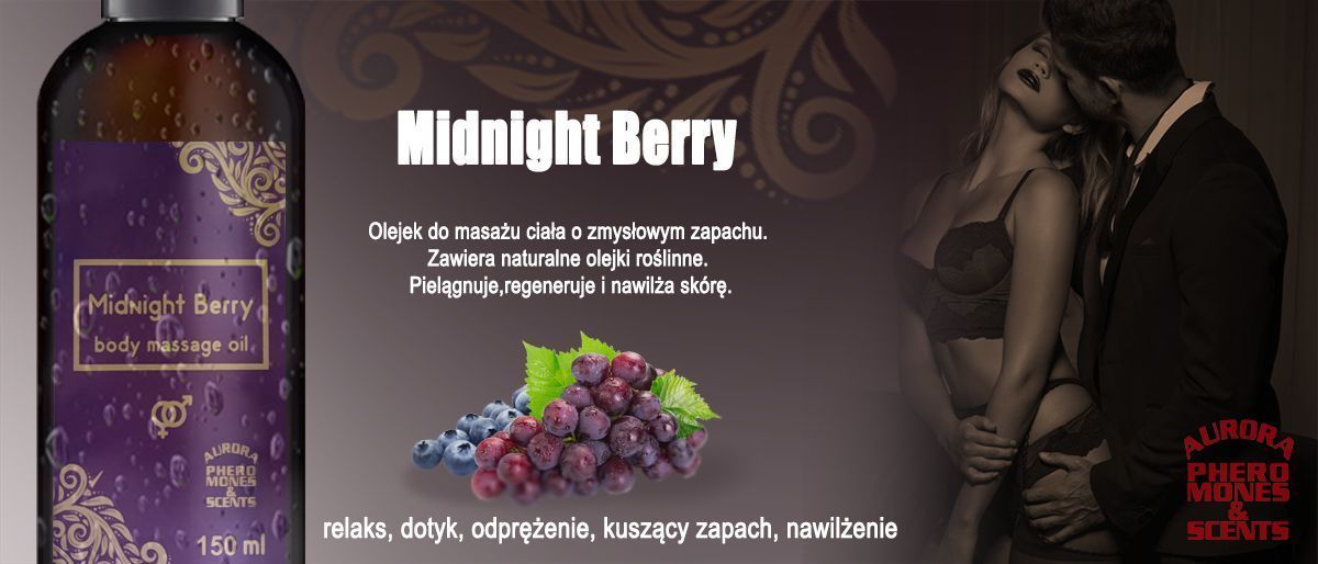 Масажне масло Aurora Midnight Berry Oil, 150 мл