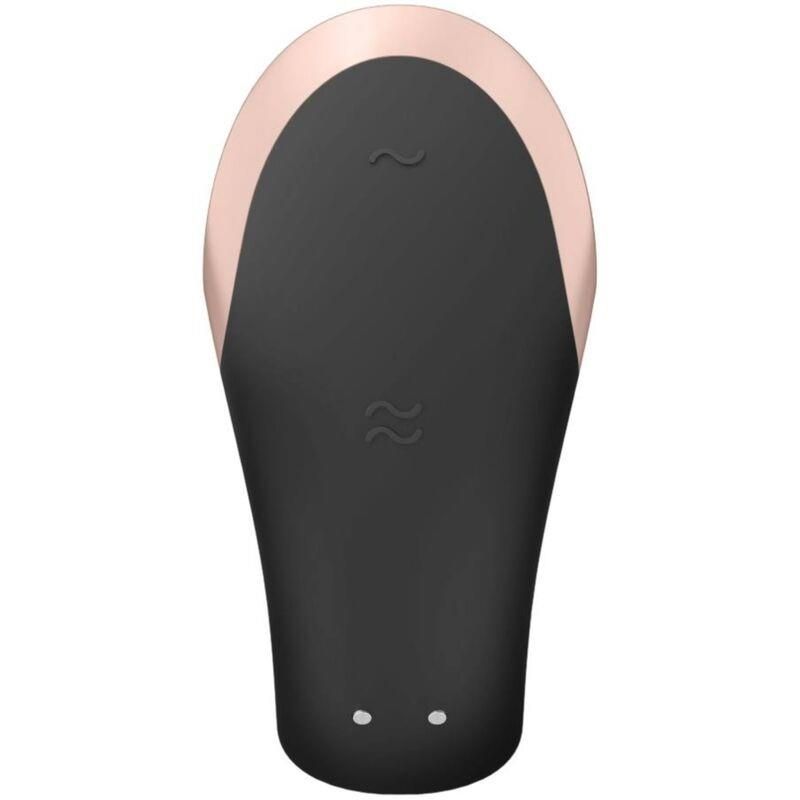 Вибратор для пар Satisfyer Double Love, 8,6 см (черный)