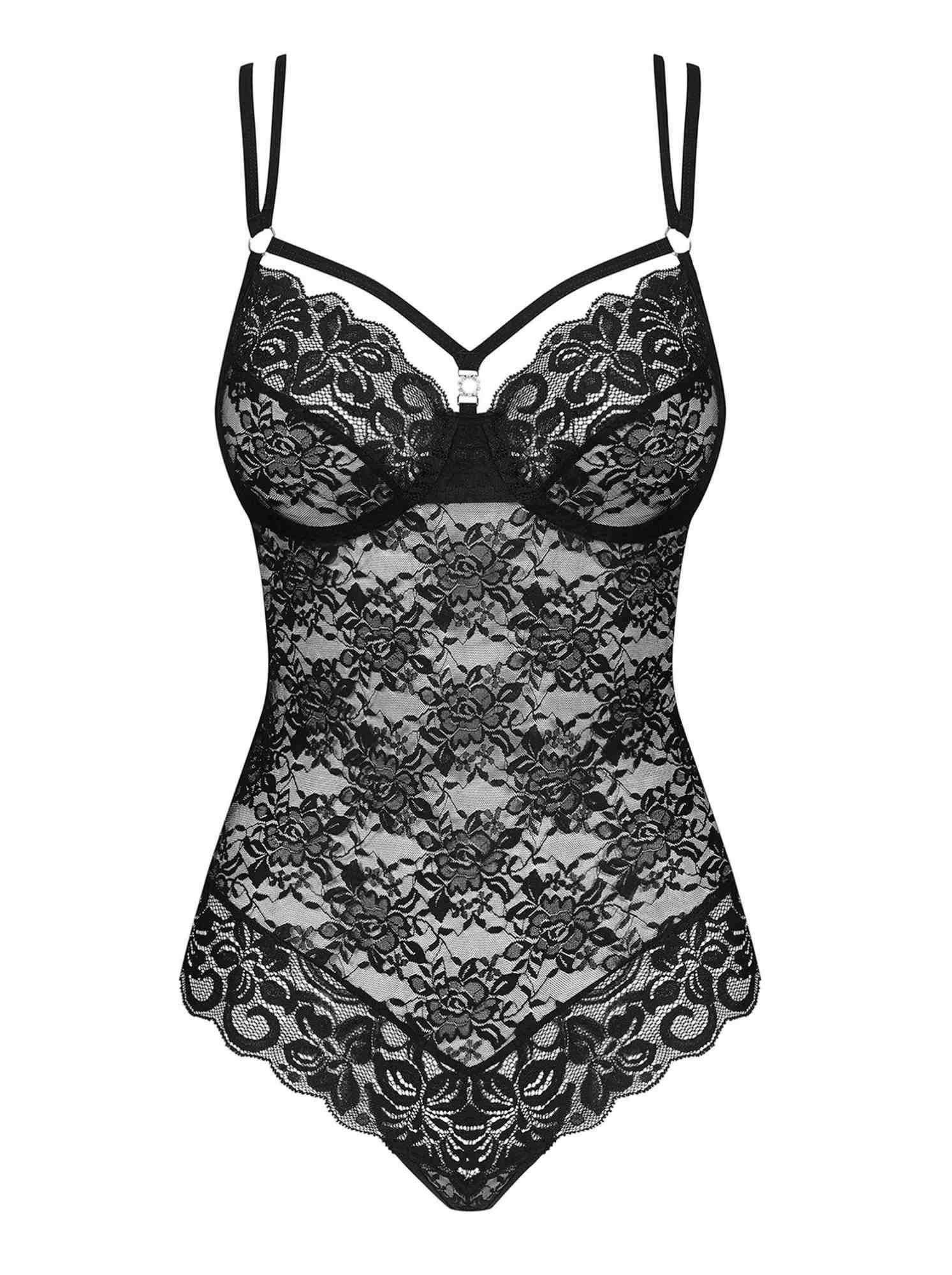 Боди Obsessive 860-TED-1, L/XL (черный)