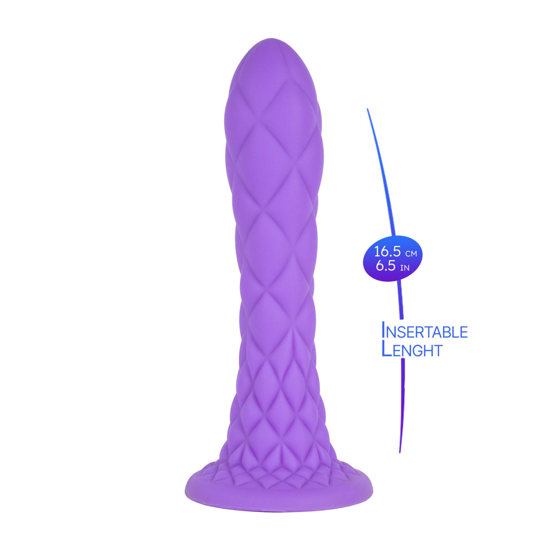 Фаллоимитатор Silexd Fantasy Line Dreamy 7”, 18.5 см (фиолетовый)