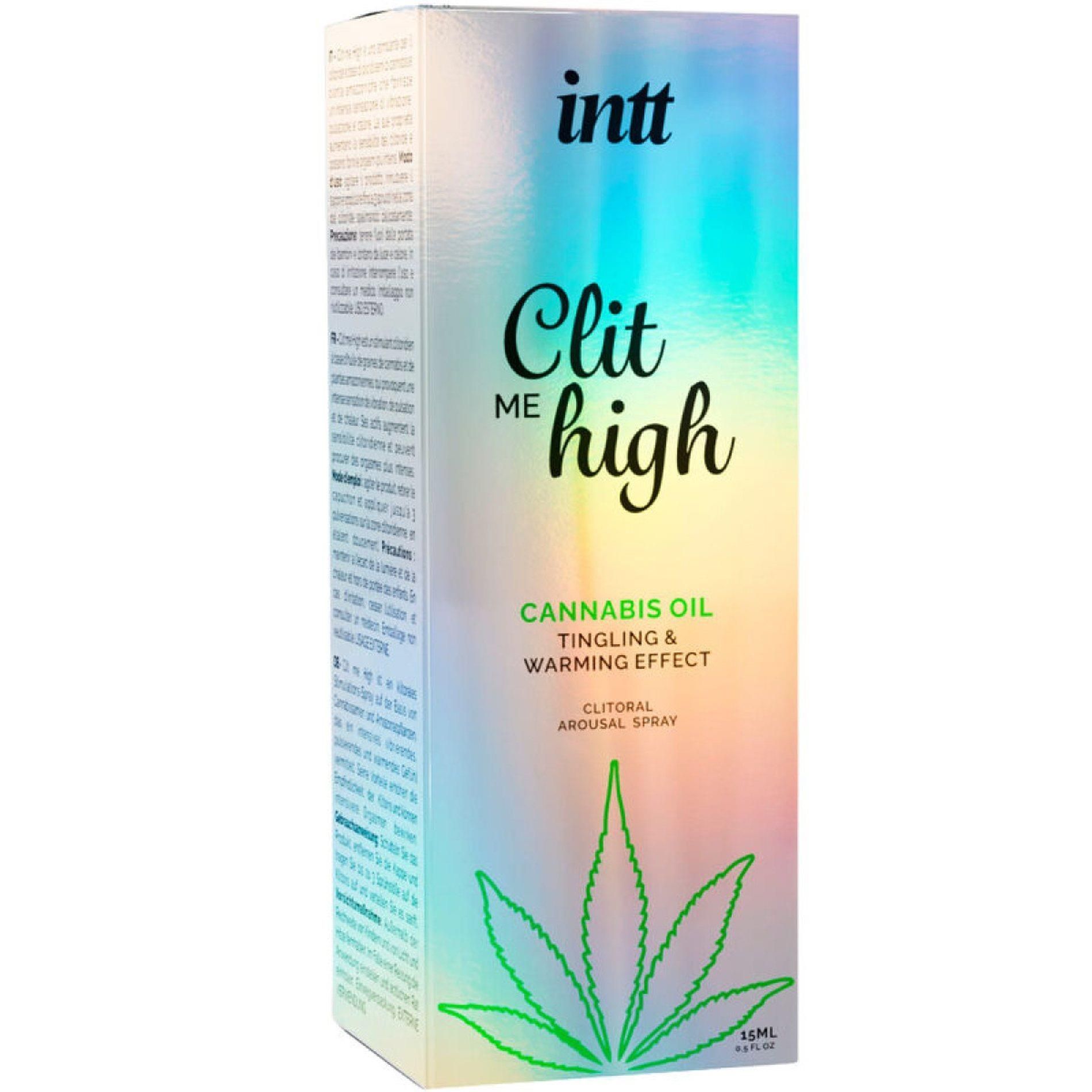 Возбуждающий гель для клитора Intt Clit Me On High Cannabis Oil, 15 мл