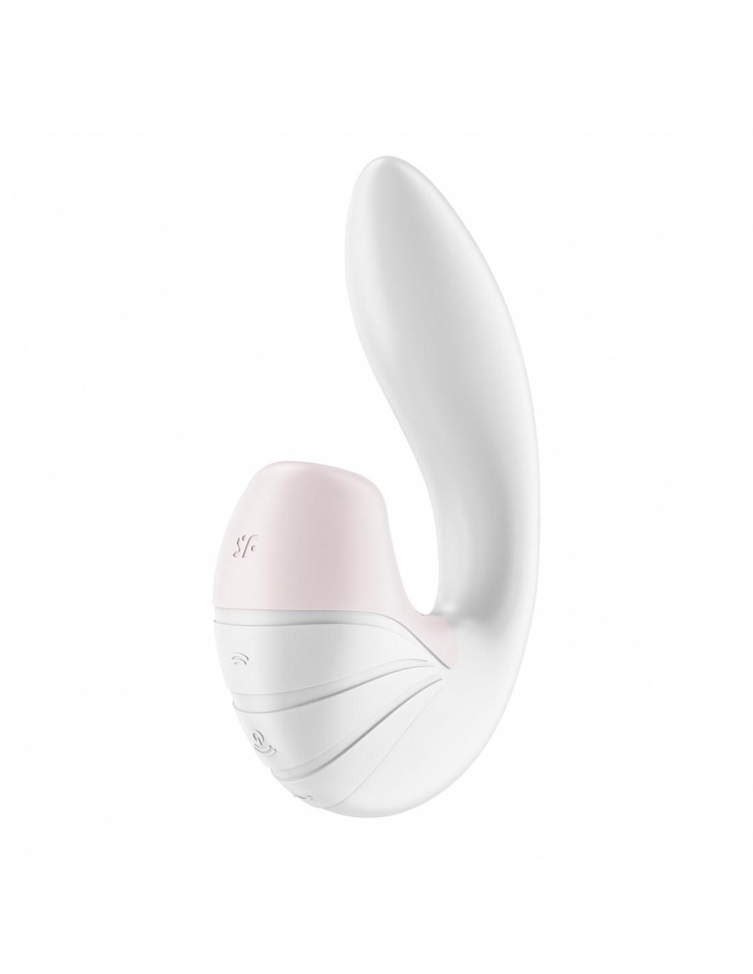 Вакуумный стимулятор клитора с вибрацией Satisfyer Supernova (белый)