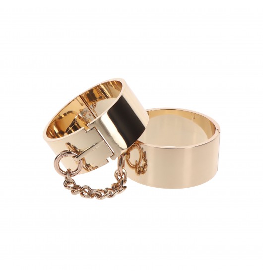 Наручники Taboom Dona Slave Wrist Cuffs, 6,2 см (золотой)