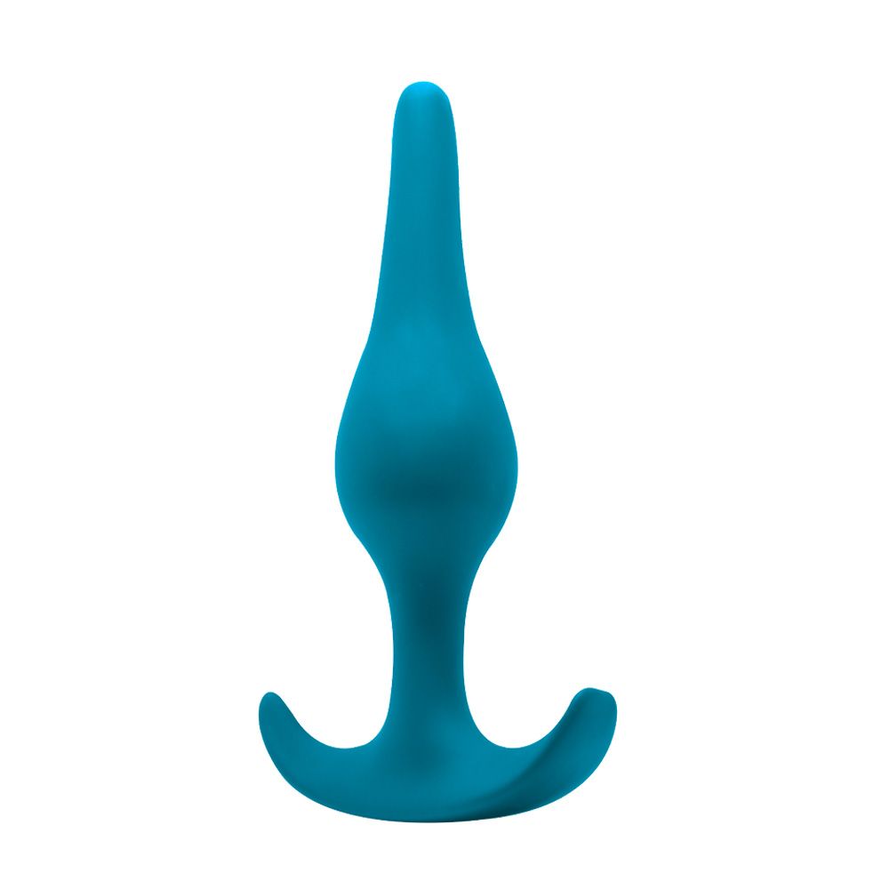 Анальна пробка Lola Games Plug Smooth Aquamarine, 12.5 см (синій)