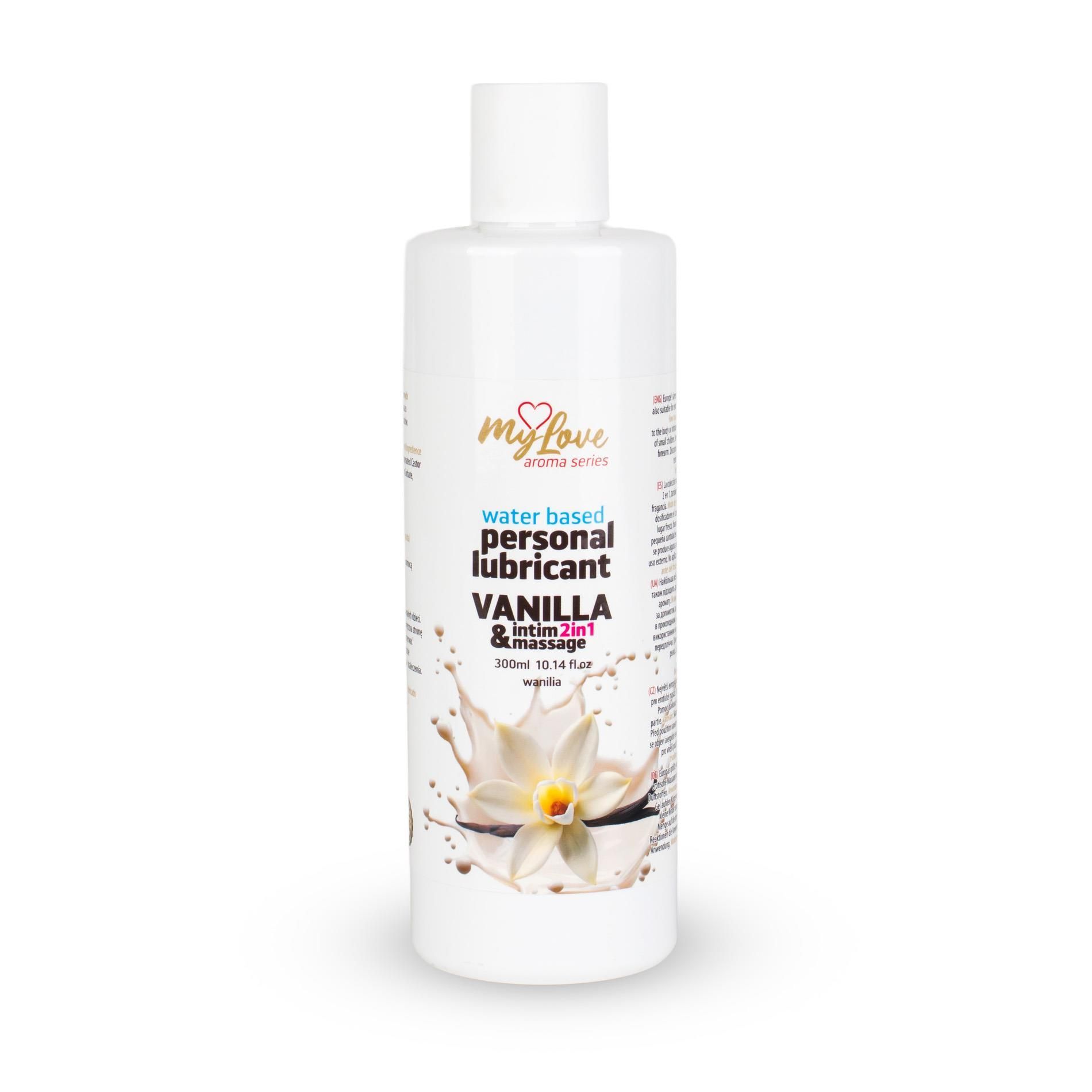 Lubrykant MyLove Aroma Series Intim&Massage 2w1 Vanilla, 300 ml