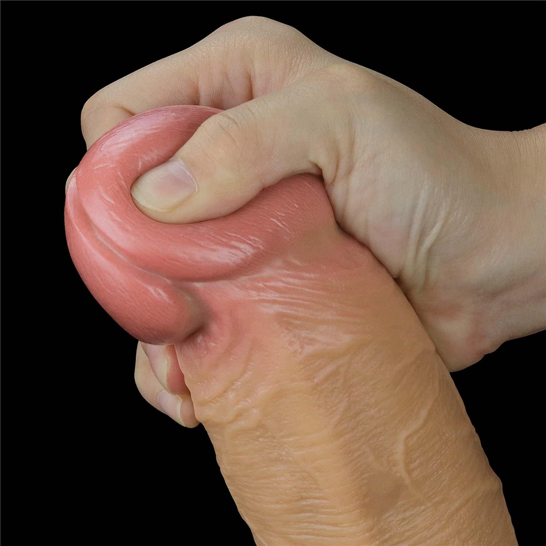 Фаллоимитатор Lovetoy Handle Cock 12.5'', 32.8 см (телесный)